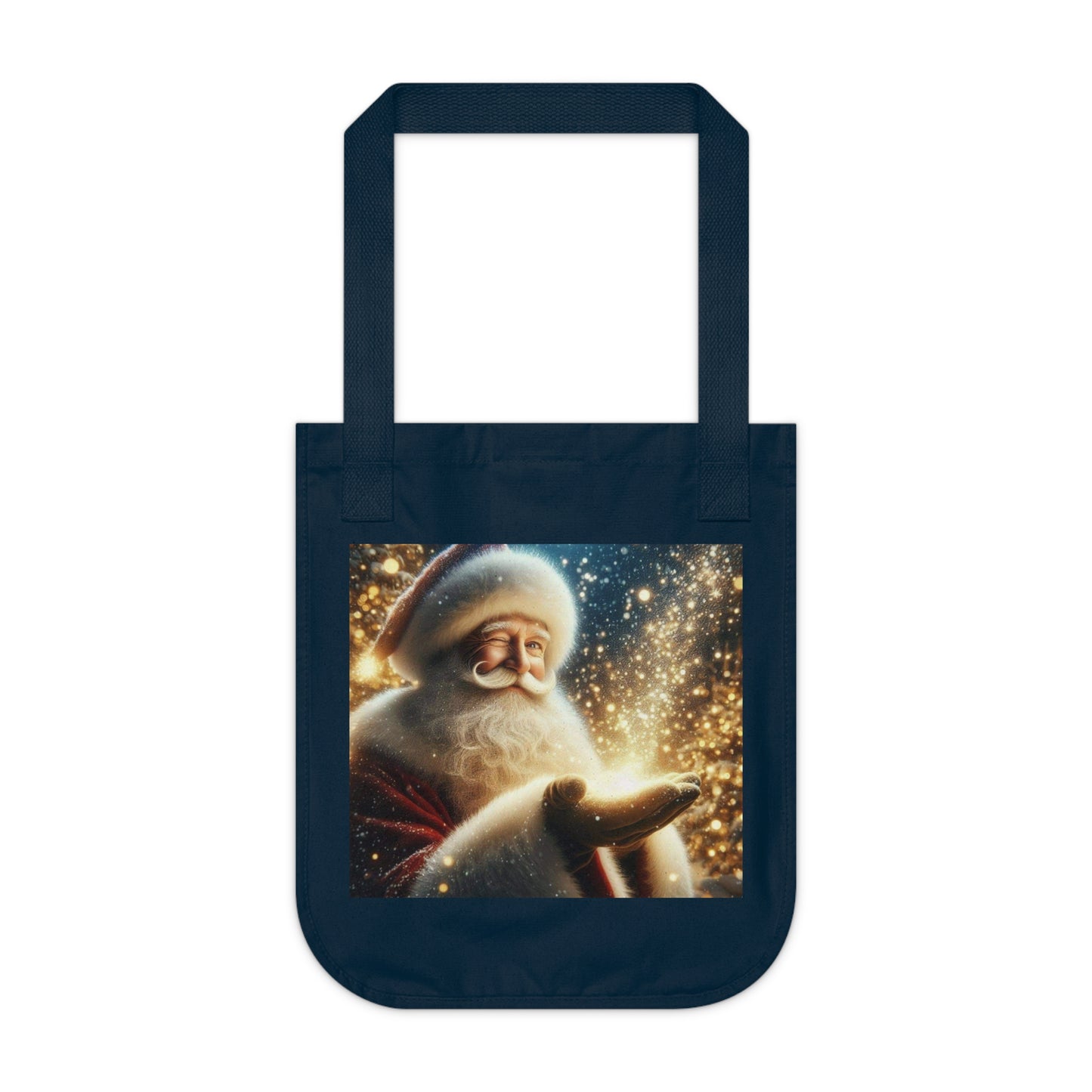 Santa Magic Organic Canvas Tote Bag (ai B & J Collections)