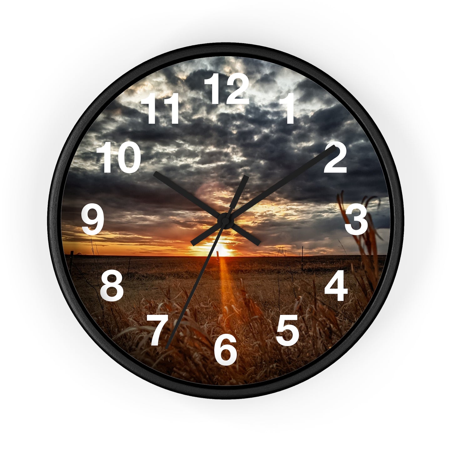 Cloudy Skies Wall Clock (SP Photography Collection)