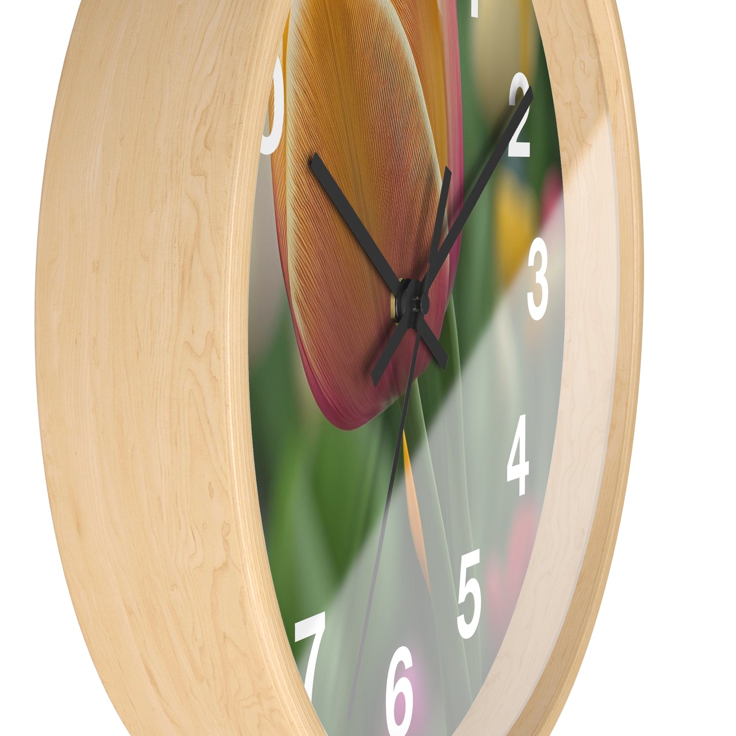 Orange Tulip Wall Clock (SP Photography Collection)