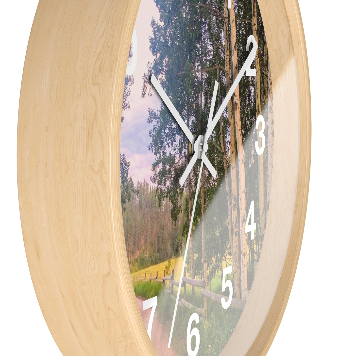 Country Road Wall Clock (SP Photography Collection)