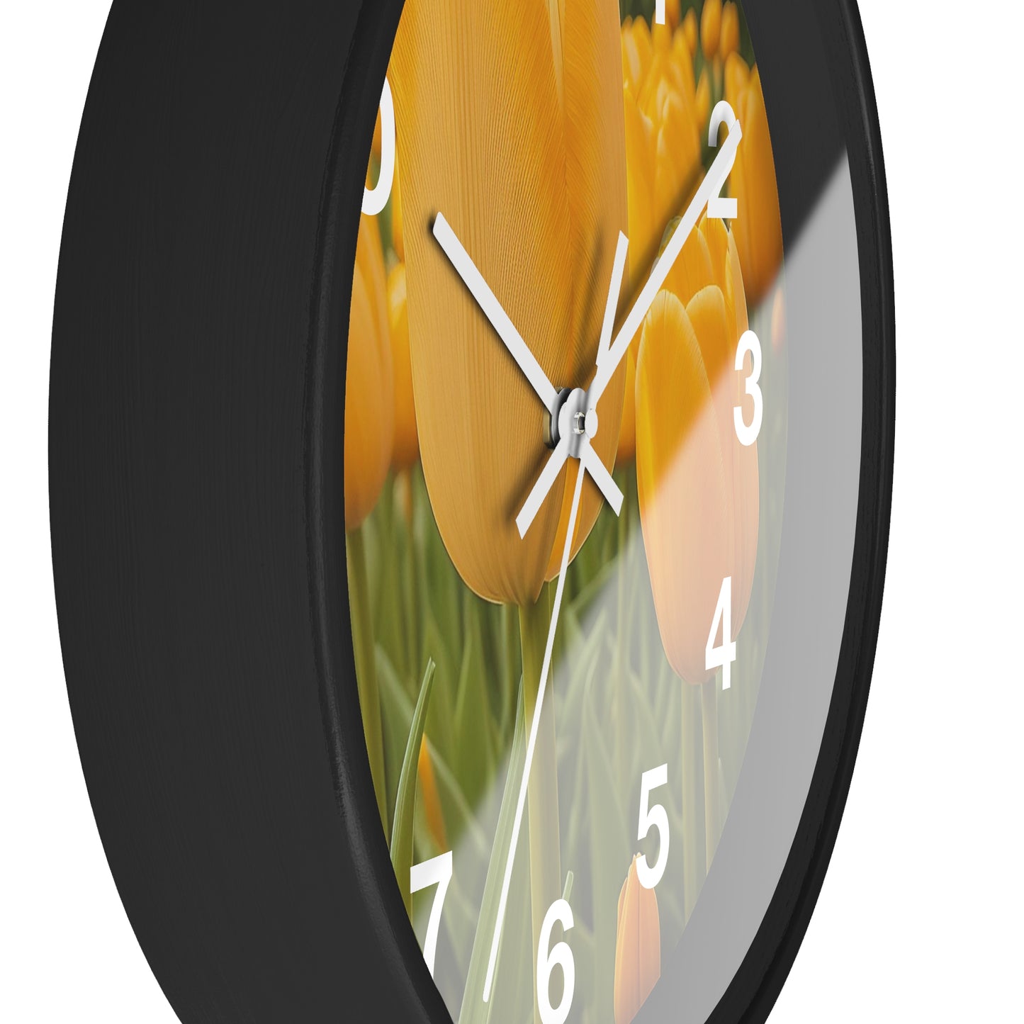 Yellow Tulip Wall Clock (SP Photography Collection)