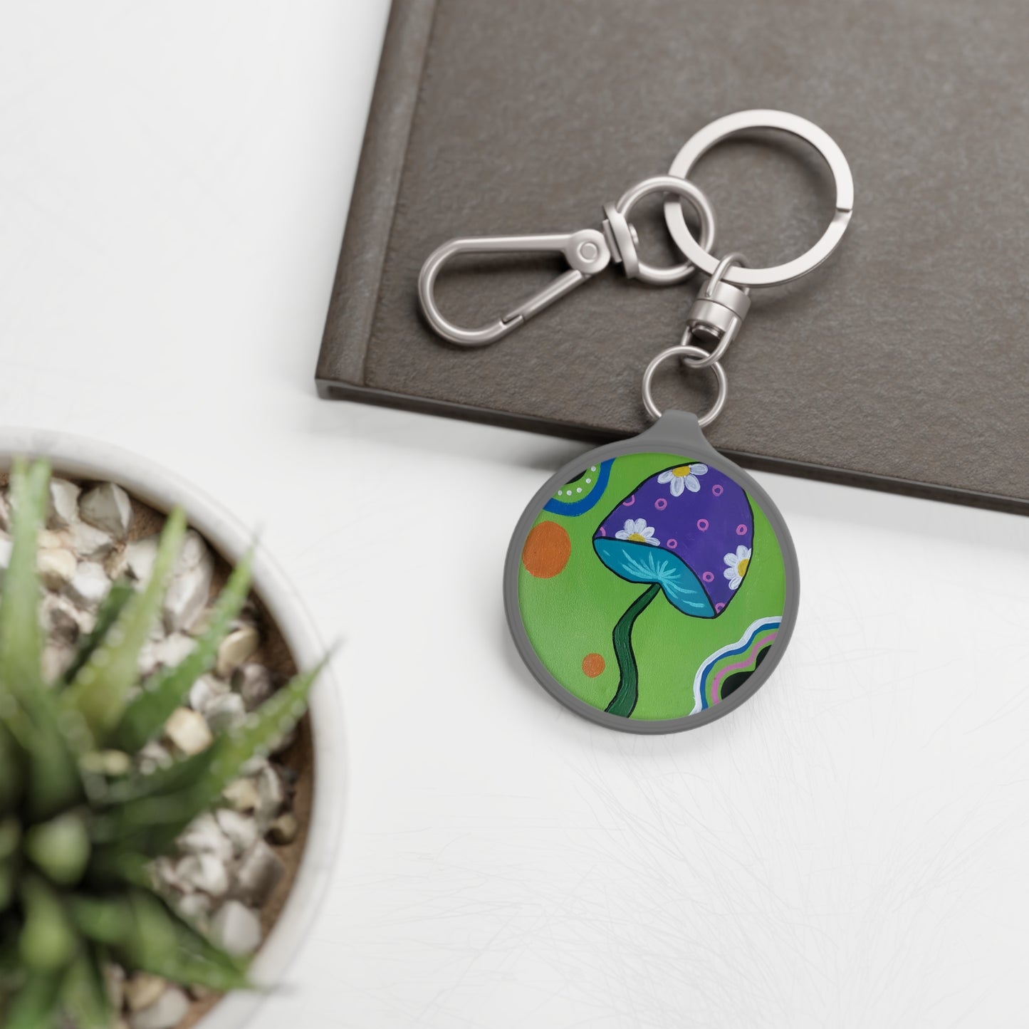 Marguerite Mushroom Key ring(Peculiar Paintings Collection)