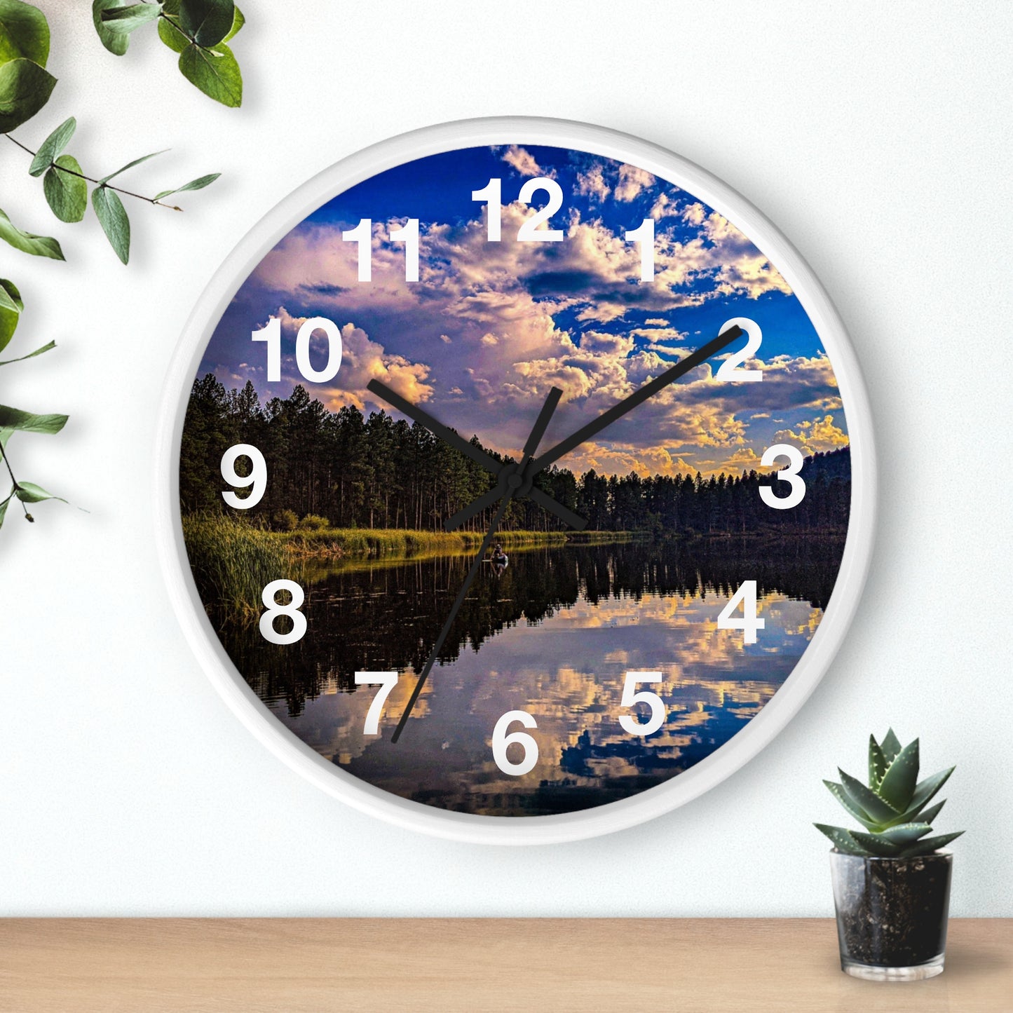 The Lake Wall Clock (SP Photography Collection)