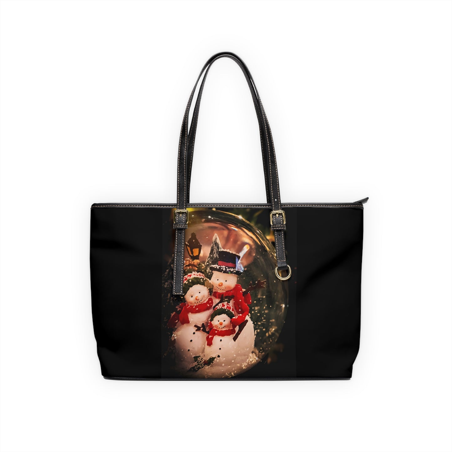 Snow Globe Leather Shoulder Bag (SP Photography Collection)