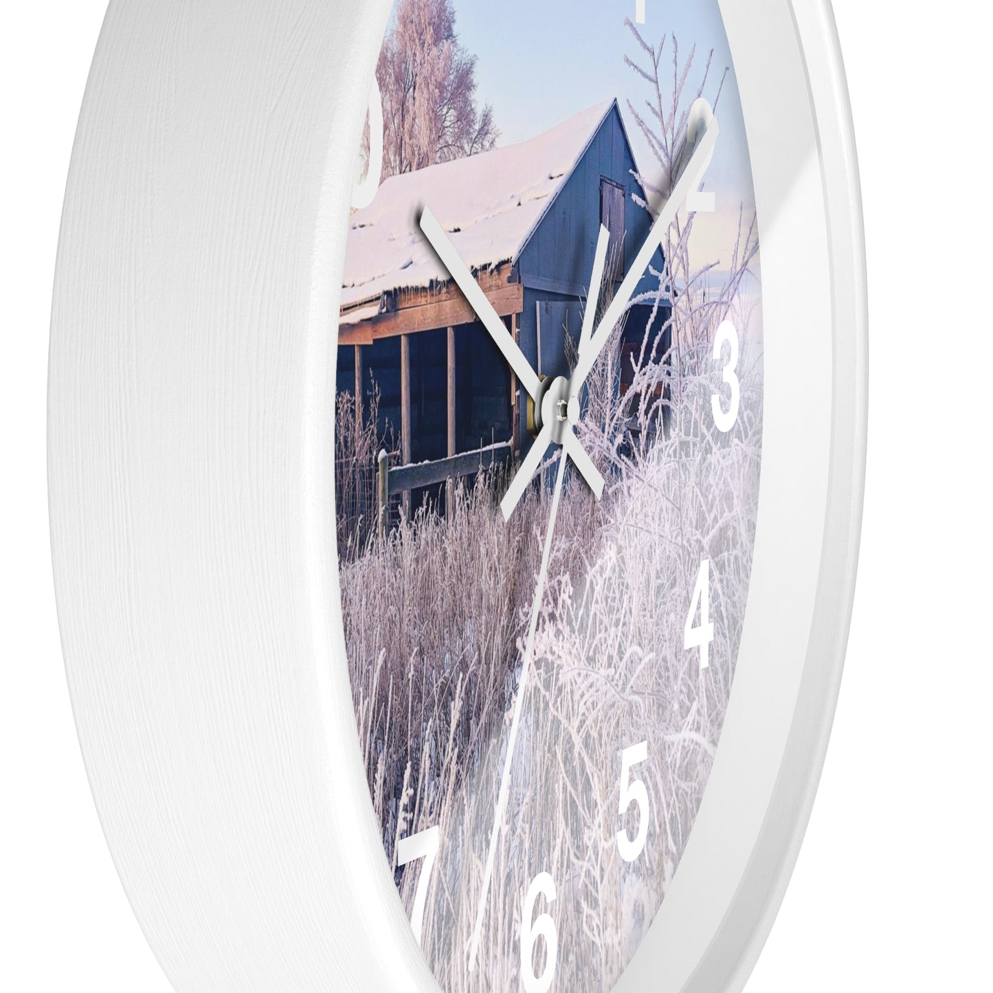 Wintery Barn Clock (SP Photography Collection)