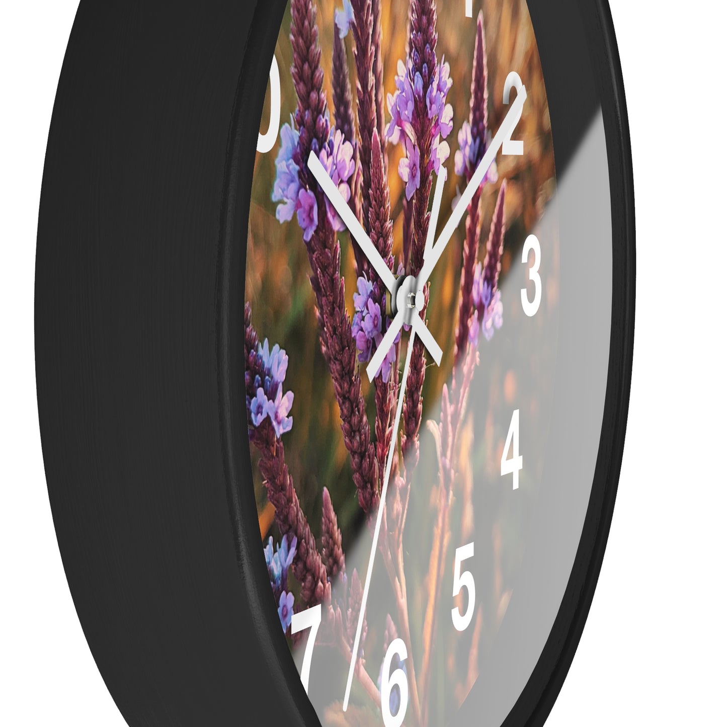 Purple Fields Clock (SP Photography Collection)
