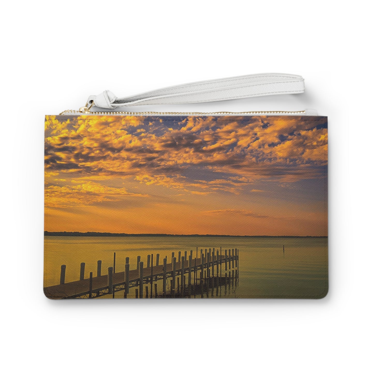 On the dock Large Clutch Bag (SP Photography Collection) ORANGE