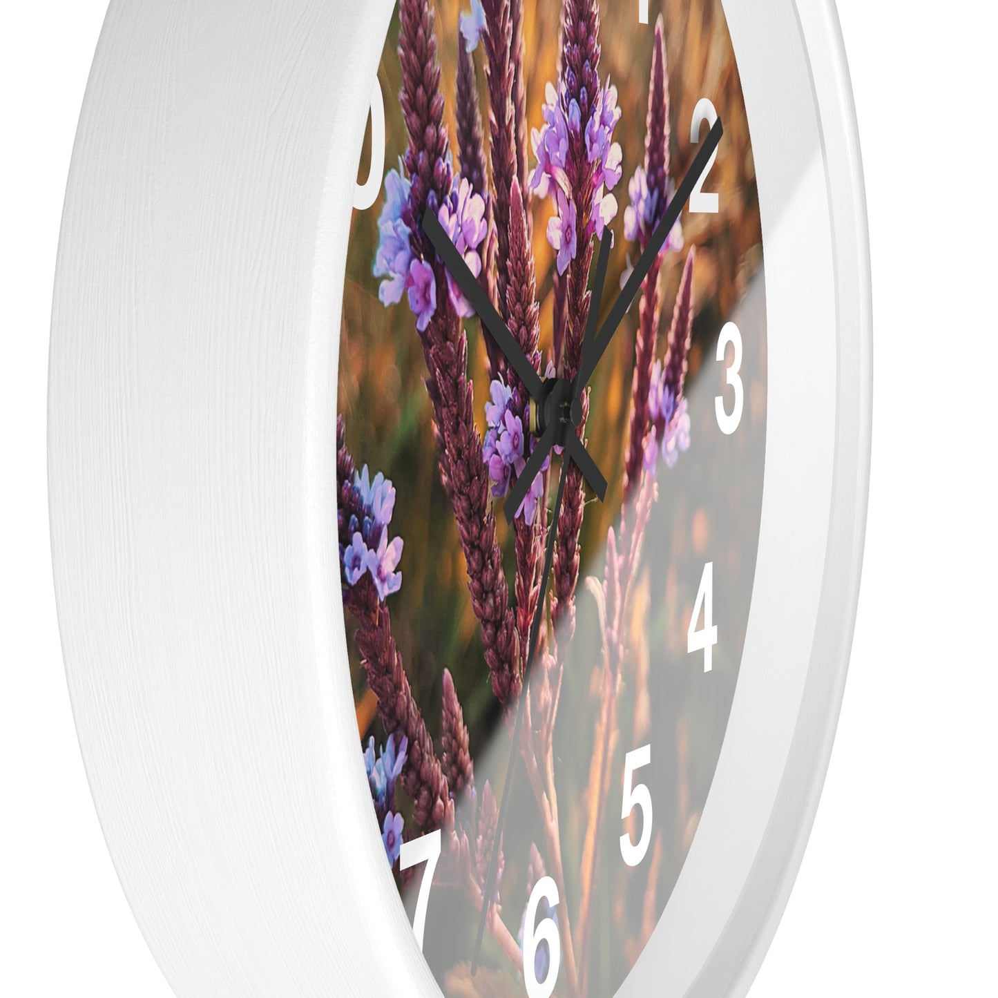 Purple Fields Clock (SP Photography Collection)