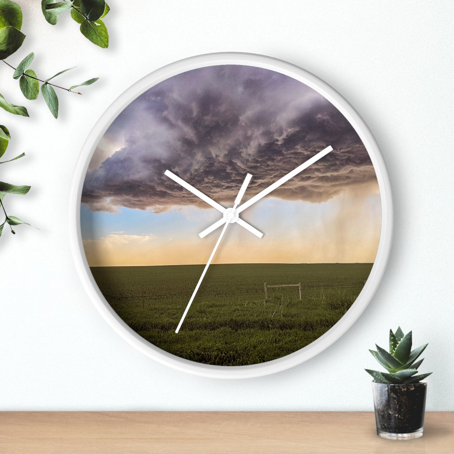 Thunder Clouds Wall Clock (SP Photography Collection)