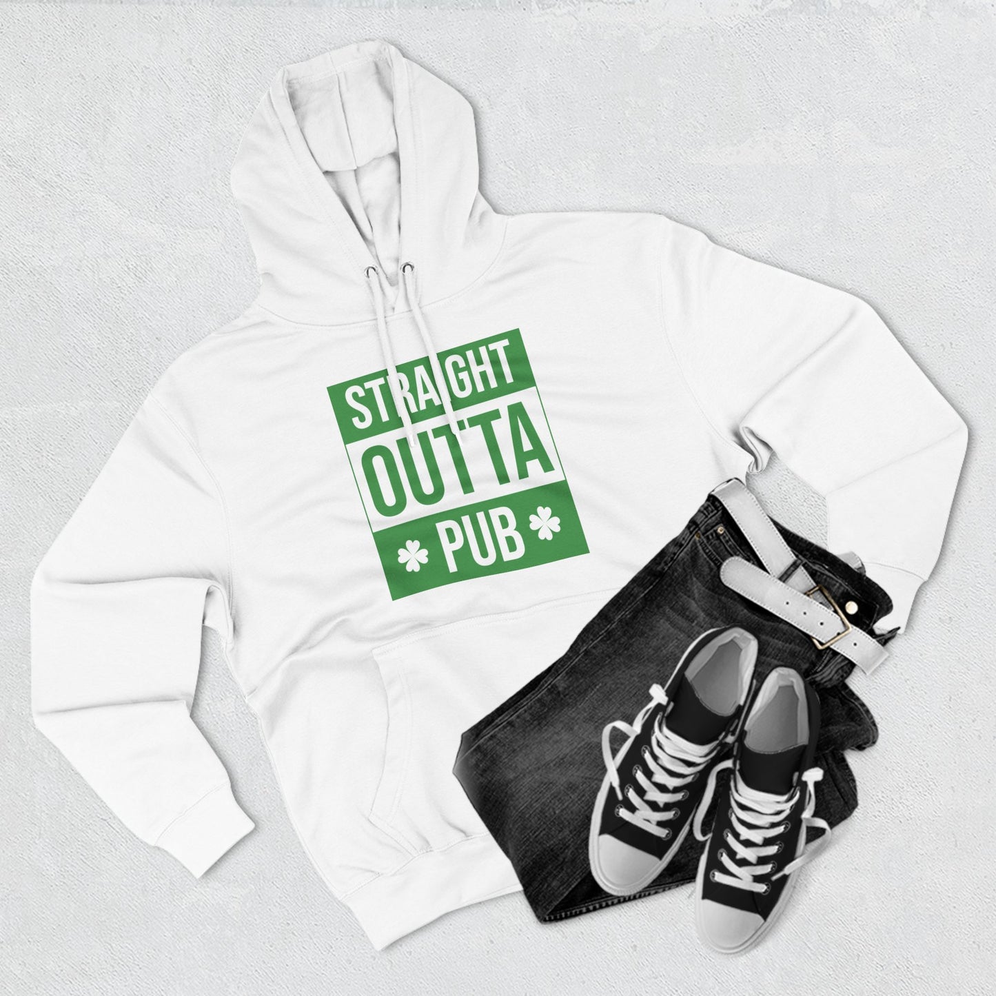 Pub Three-Panel Fleece Hoodie ( B & J Collections)