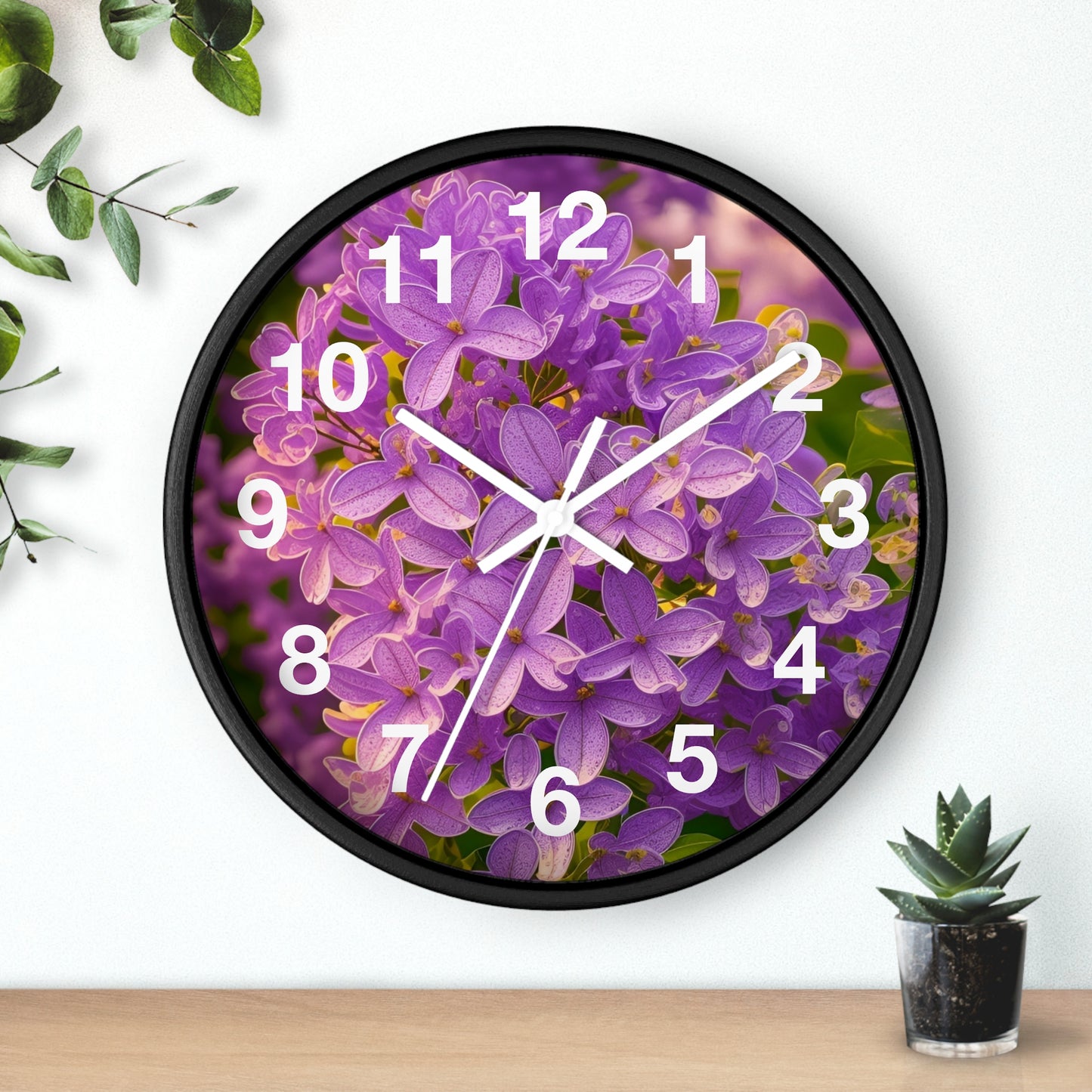 Purple Lilac Clock (SP Photography Collection)