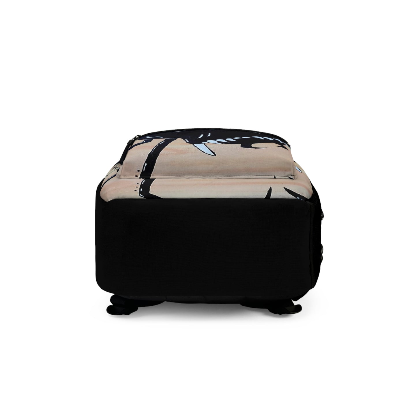 Spike Backpack (Peculiar Paintings Collection) BLACK