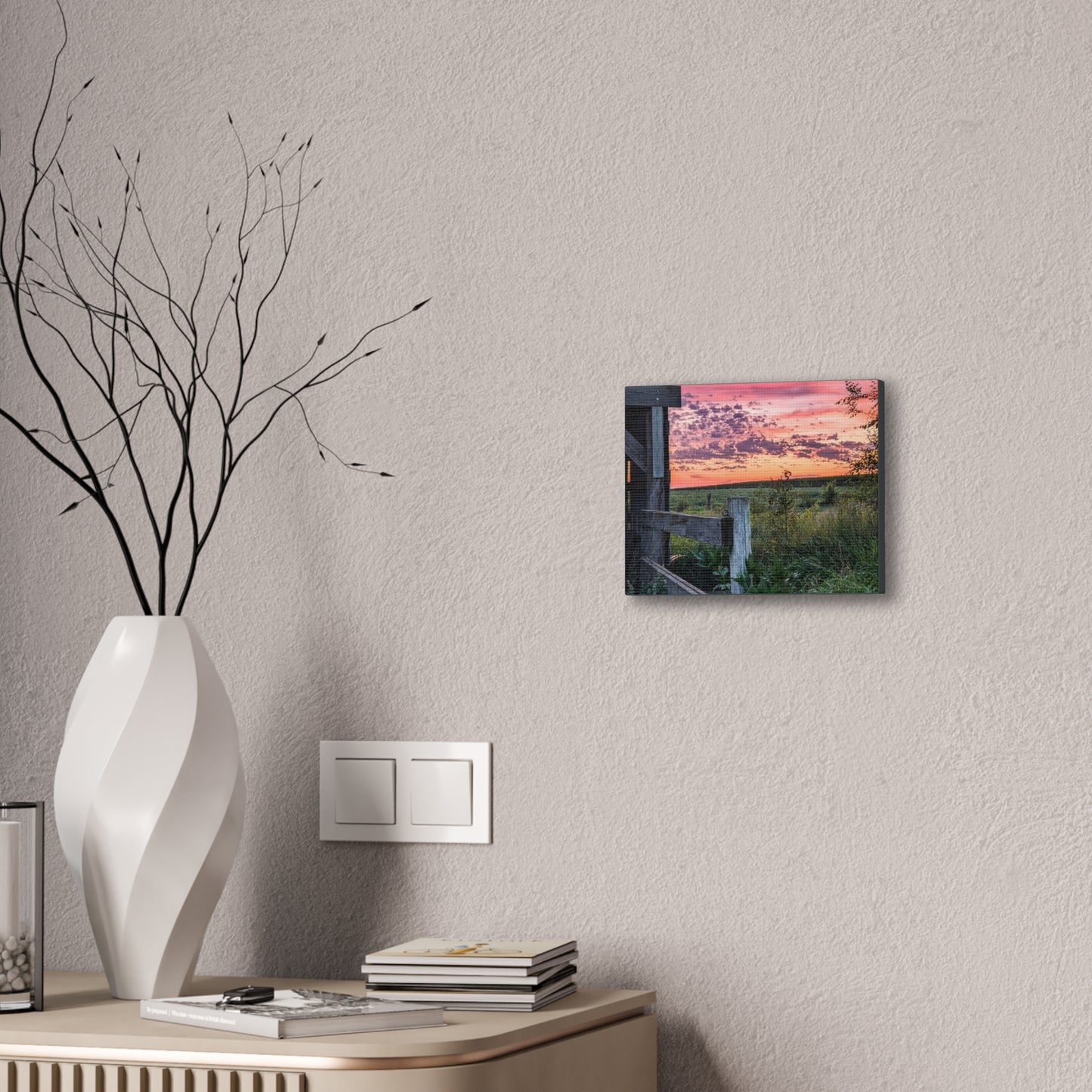 Pink Sky Canvas Stretched (SP Photography Collection)