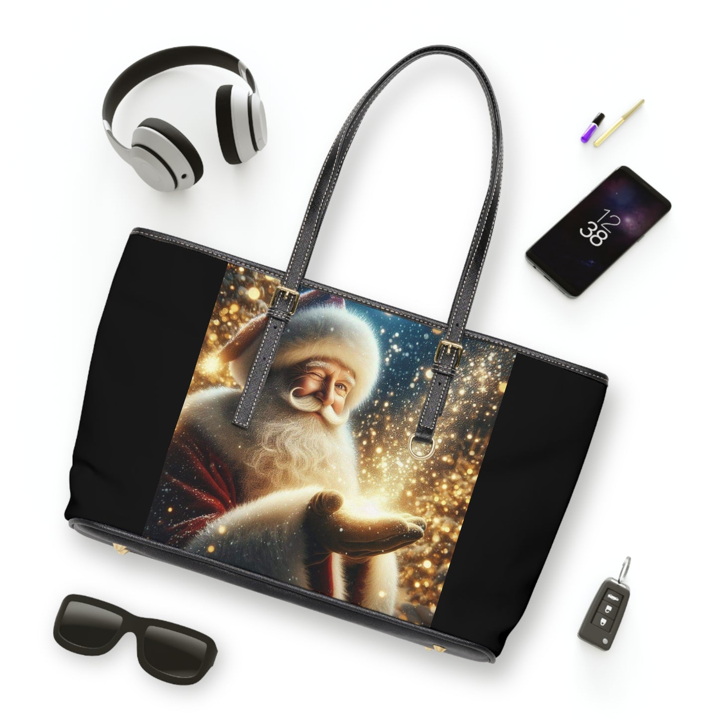 Santa Magic Leather Shoulder Bag (ai B & J Collections)