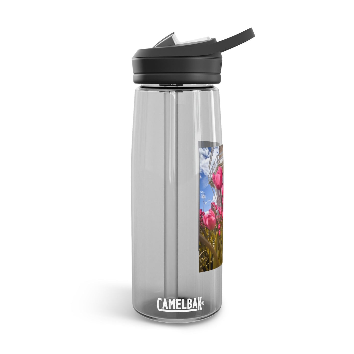 Windmill Pink Tulip CamelBak Eddy® Water Bottle, 25oz (SP Photography Collection)