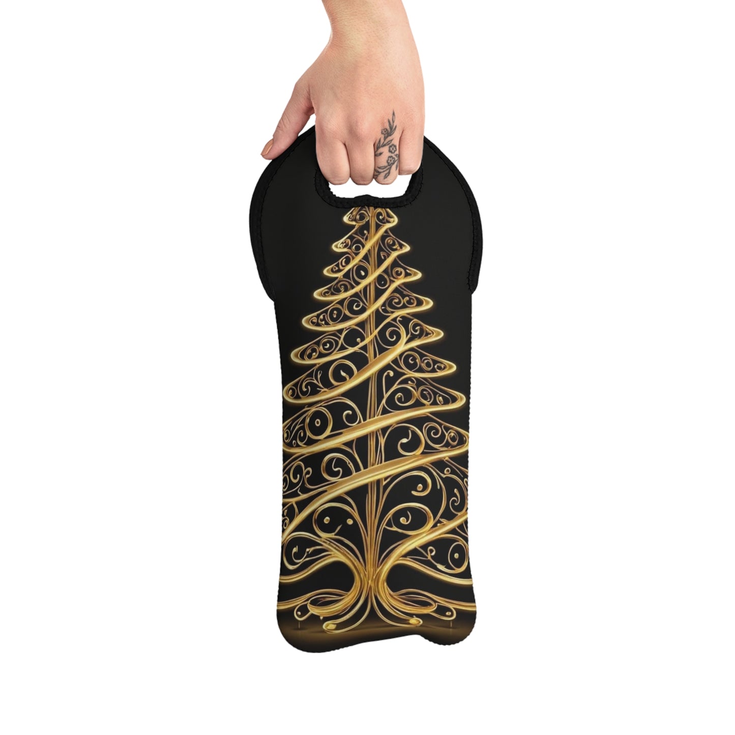 Golden Tree Wine Tote Bag (ai B & J Collections)
