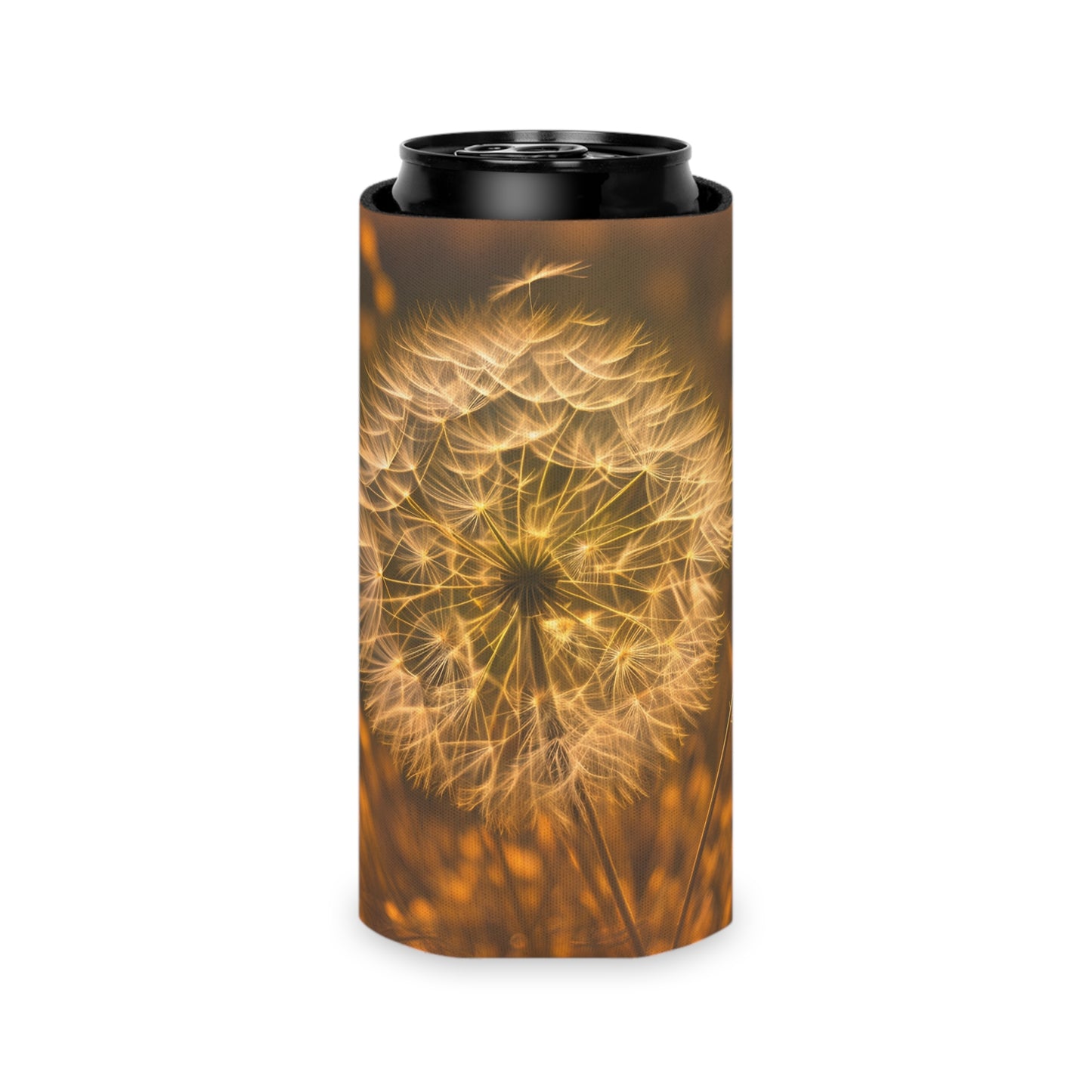 Make a wish Can Slim Cooler Sleeve (SP Photography Collection) BROWN
