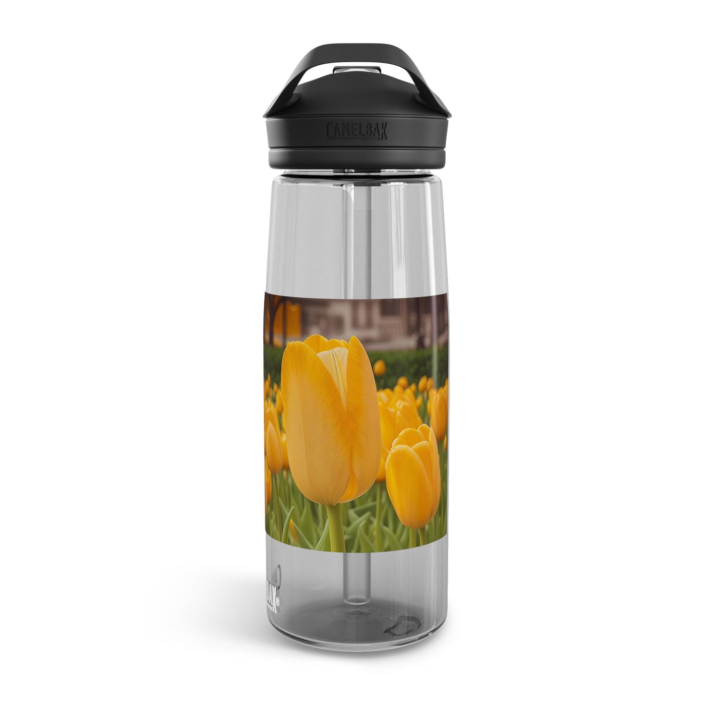 Yellow Tulip CamelBak Eddy® Water Bottle, 25oz (SP Photography Collection)