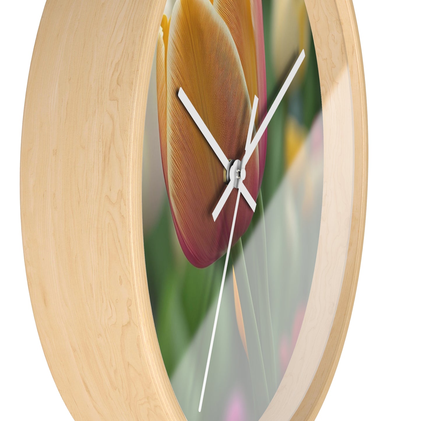 Orange Tulip Wall Clock (SP Photography Collection)