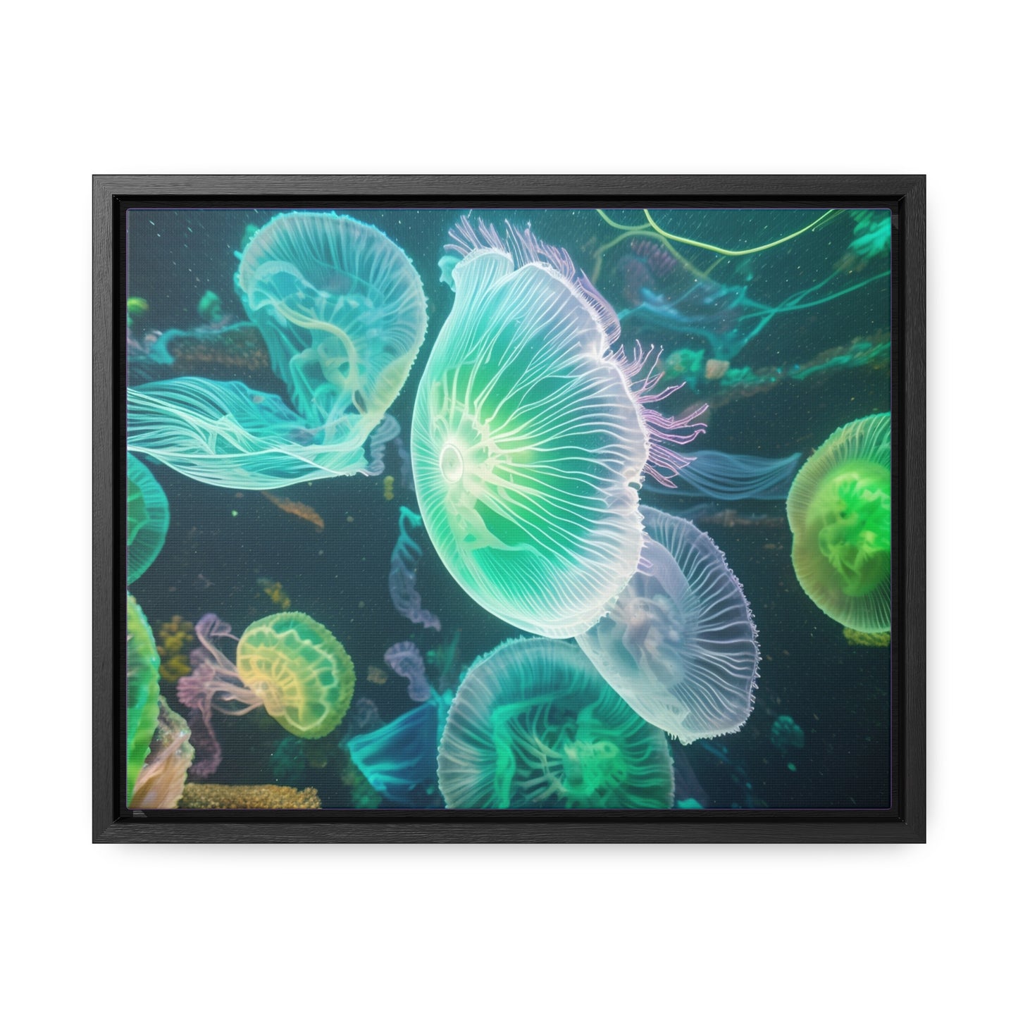 Jellyfish Canvas, Horizontal Frame (SP Photography Collection)