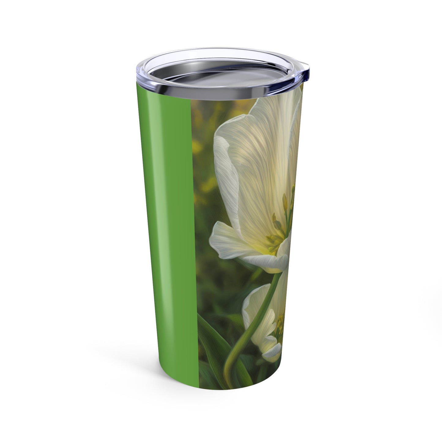 White Tulip Tumbler 20oz (SP Photography Collection)
