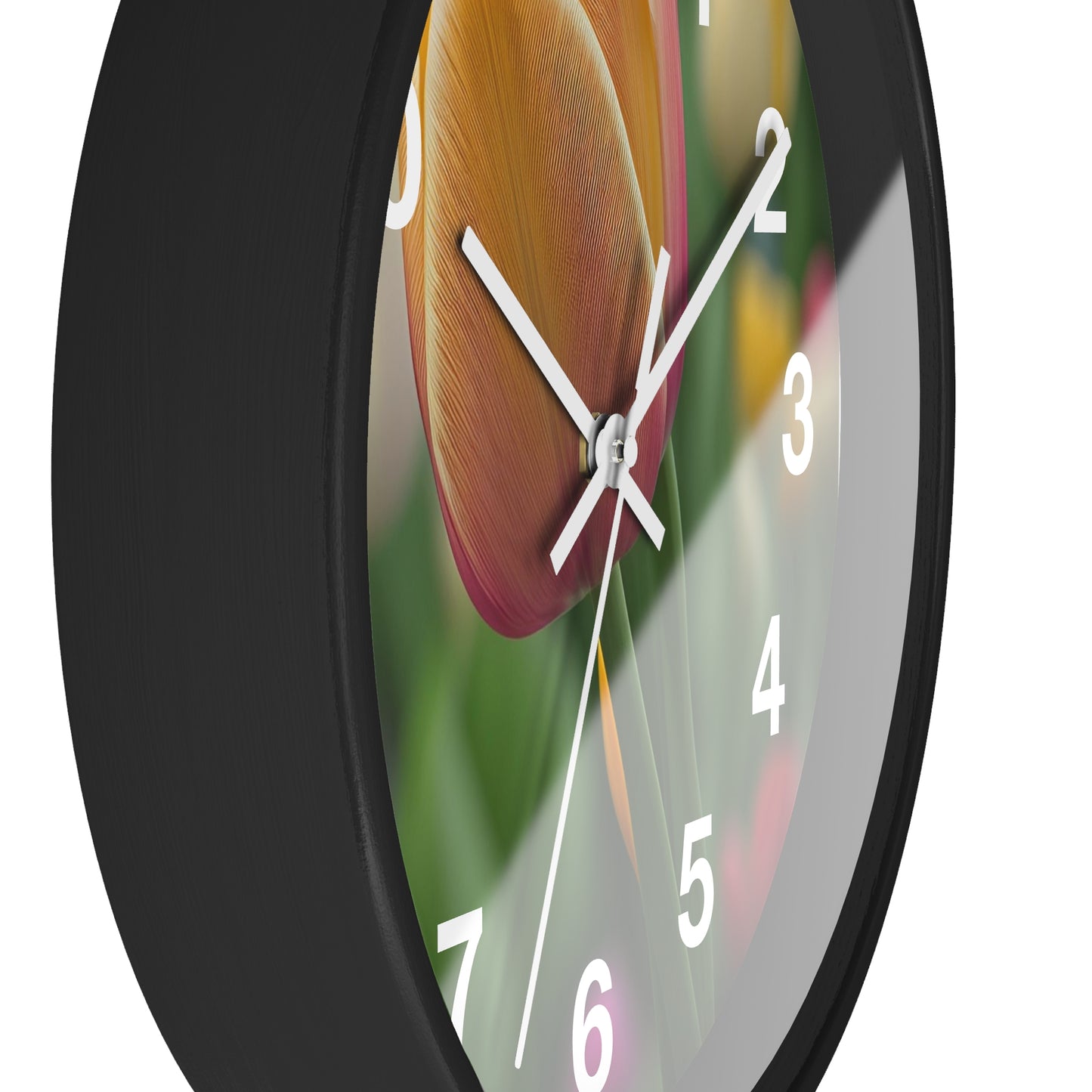 Orange Tulip Wall Clock (SP Photography Collection)
