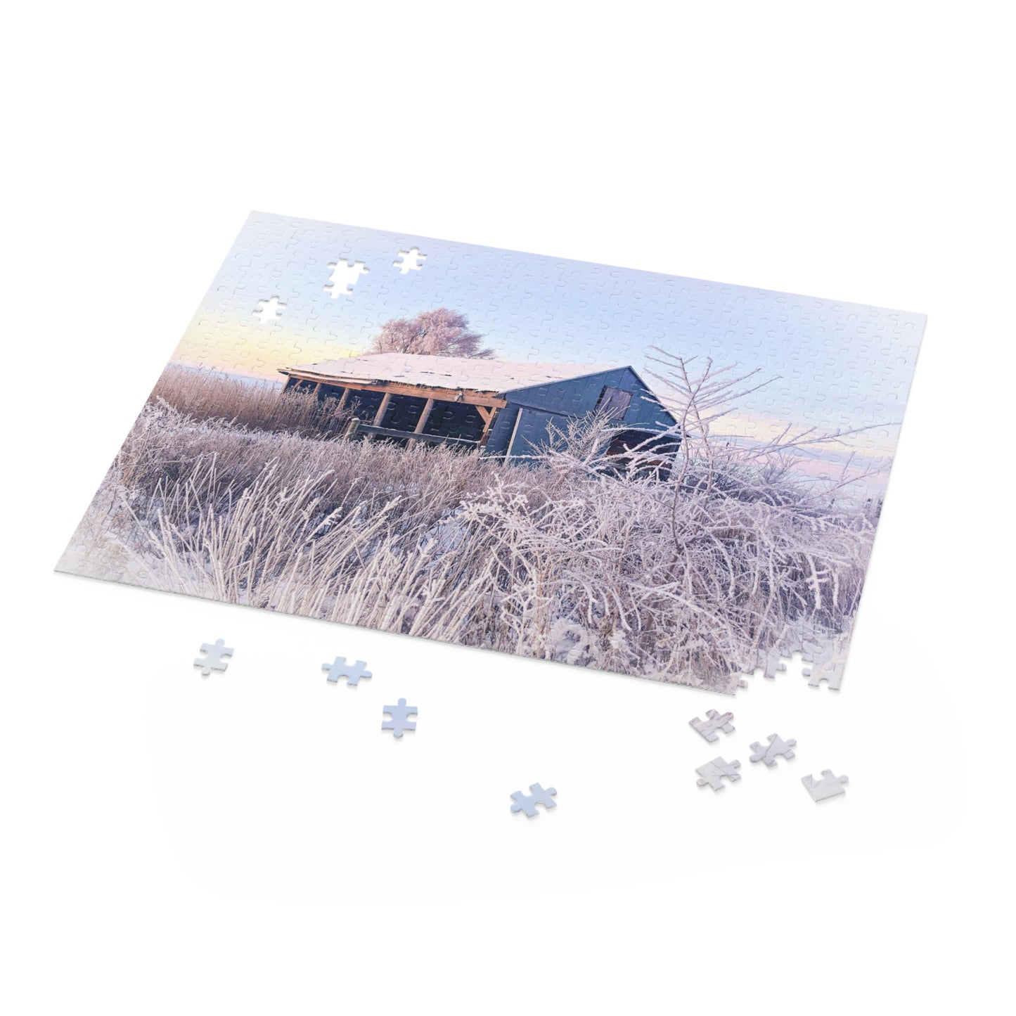 Wintery Barn Puzzle (SP Photography Collection 120, 252, 500-Piece)