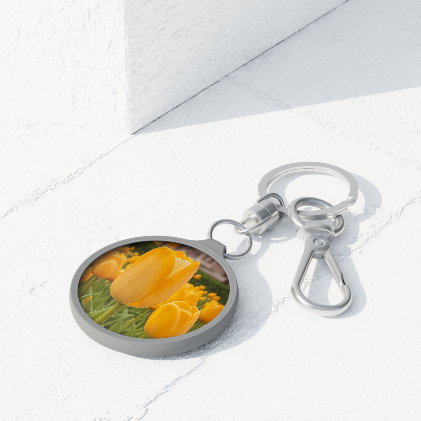 Yellow Tulip Key ring (SP Photography Collection)