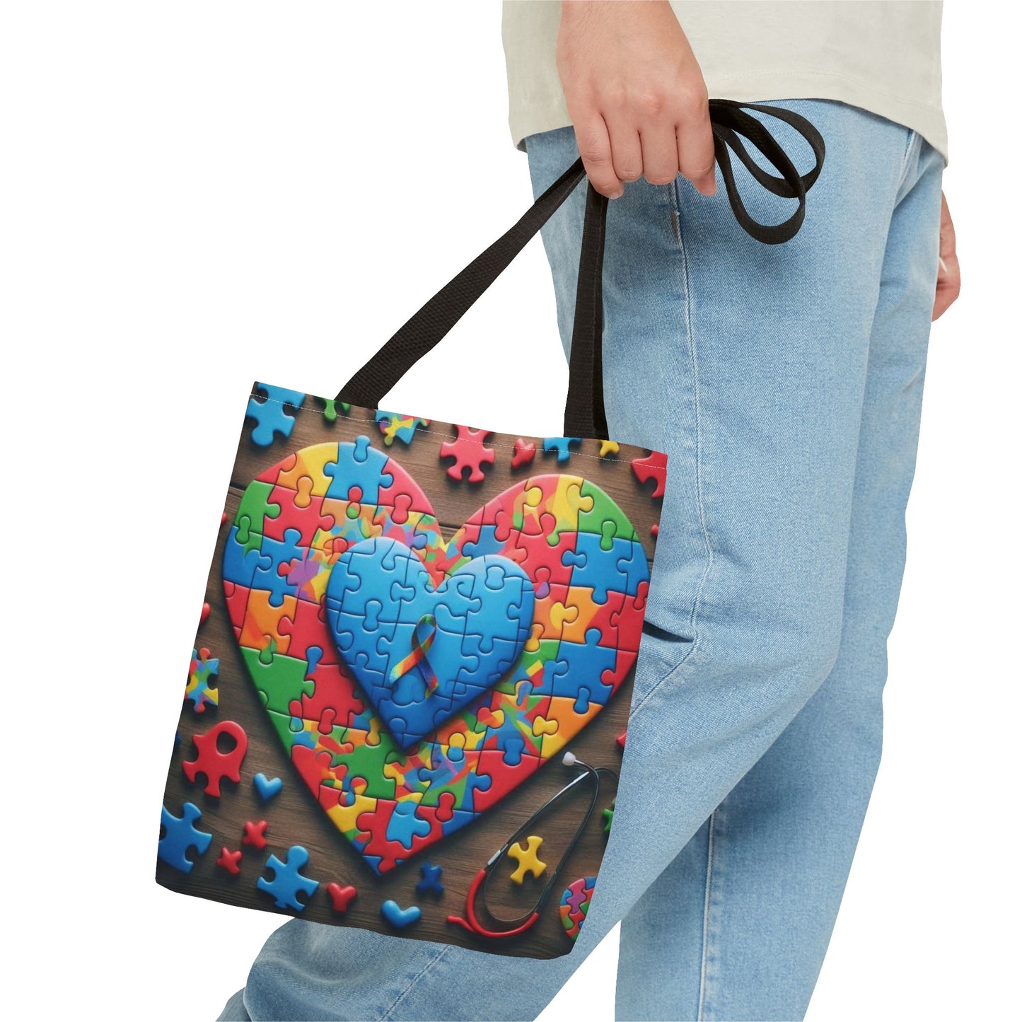 Autism Tote Bag (aiB & J Collections) BLUE