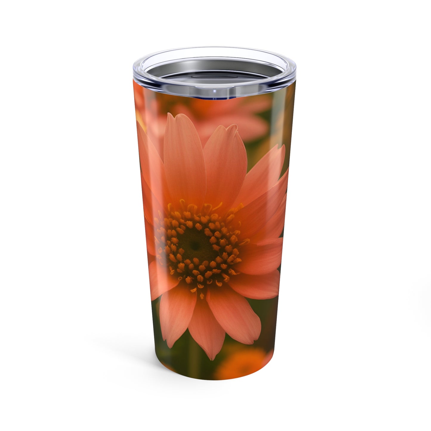 Peach Daisy Tumbler 20oz (SP Photography Collection)