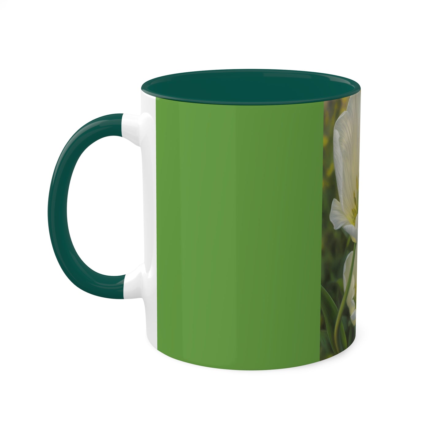 White Tulips Skies Mug, 11oz (SP Photography Collection)