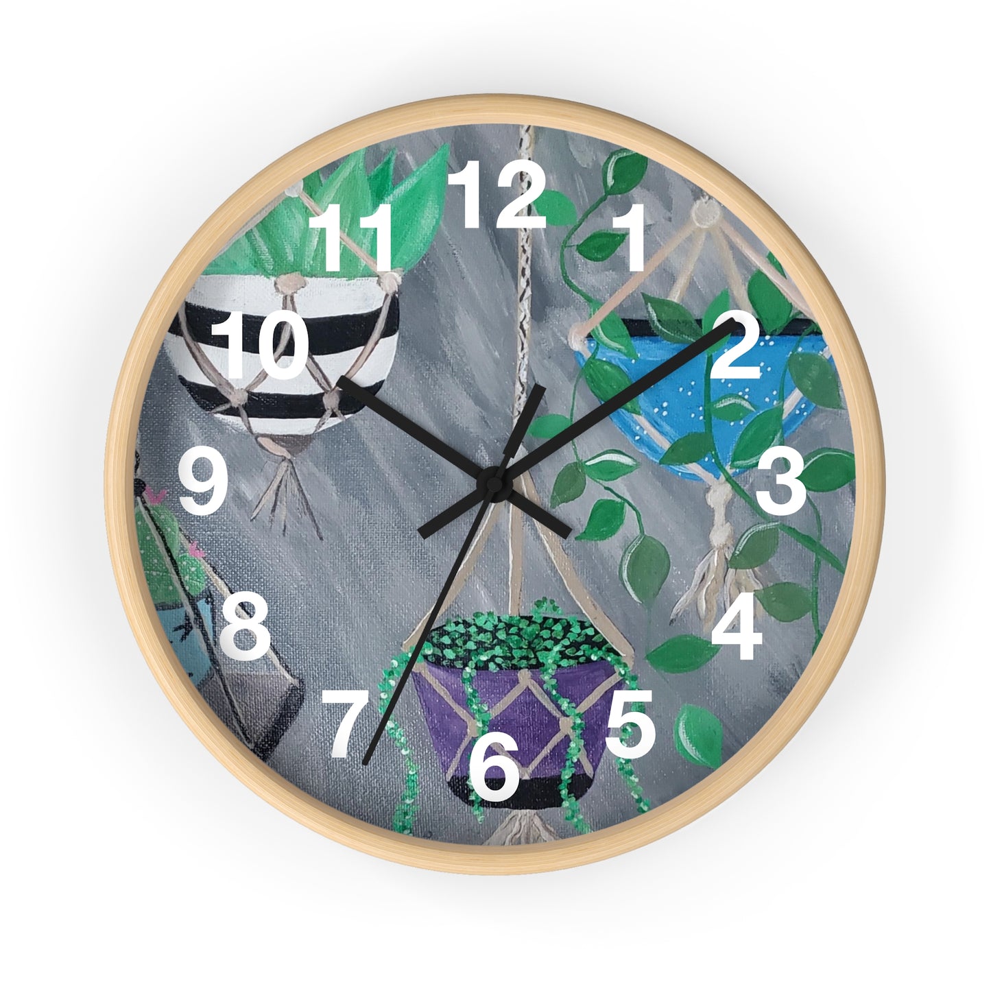 Succulent Delight Wall Clock (Brookson Collection)