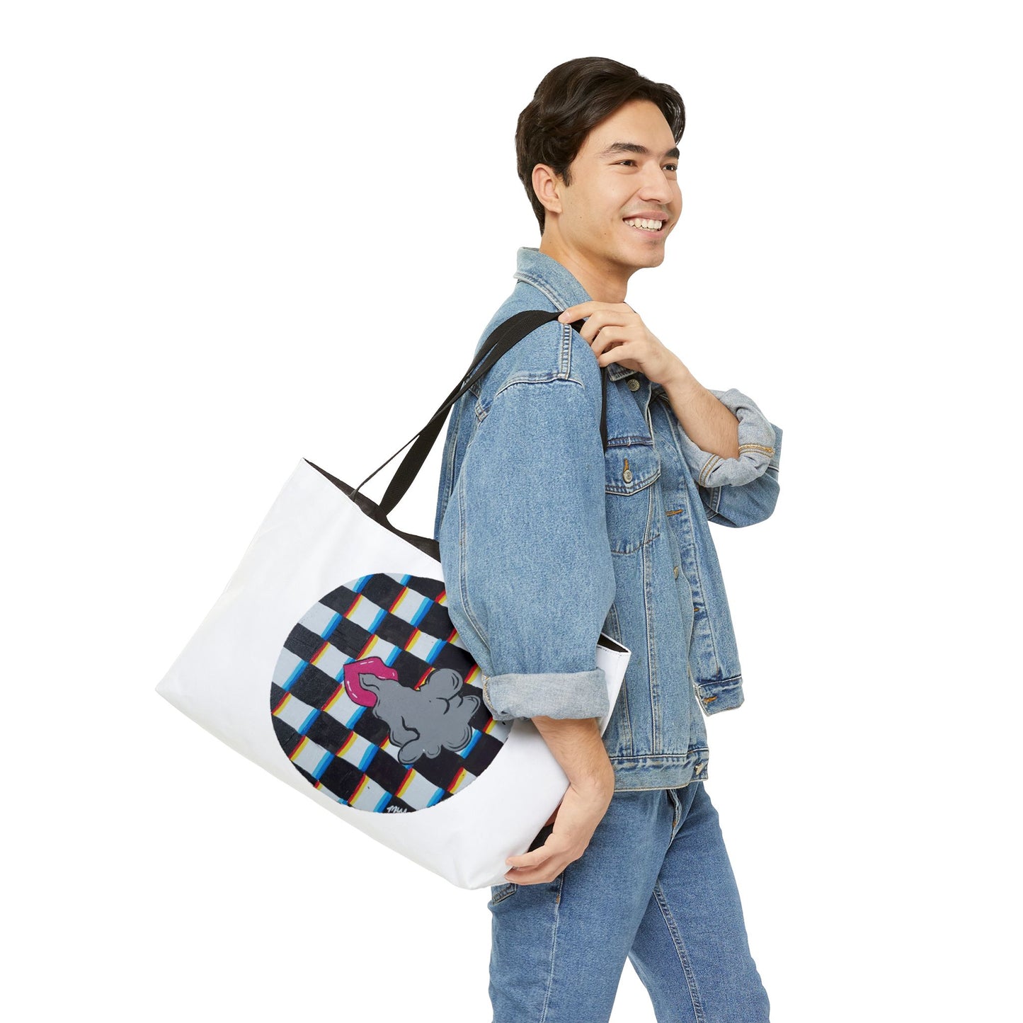 Smoke and mirrors Weekender Tote Bag (Peculiar Paintings Collection) WHITE