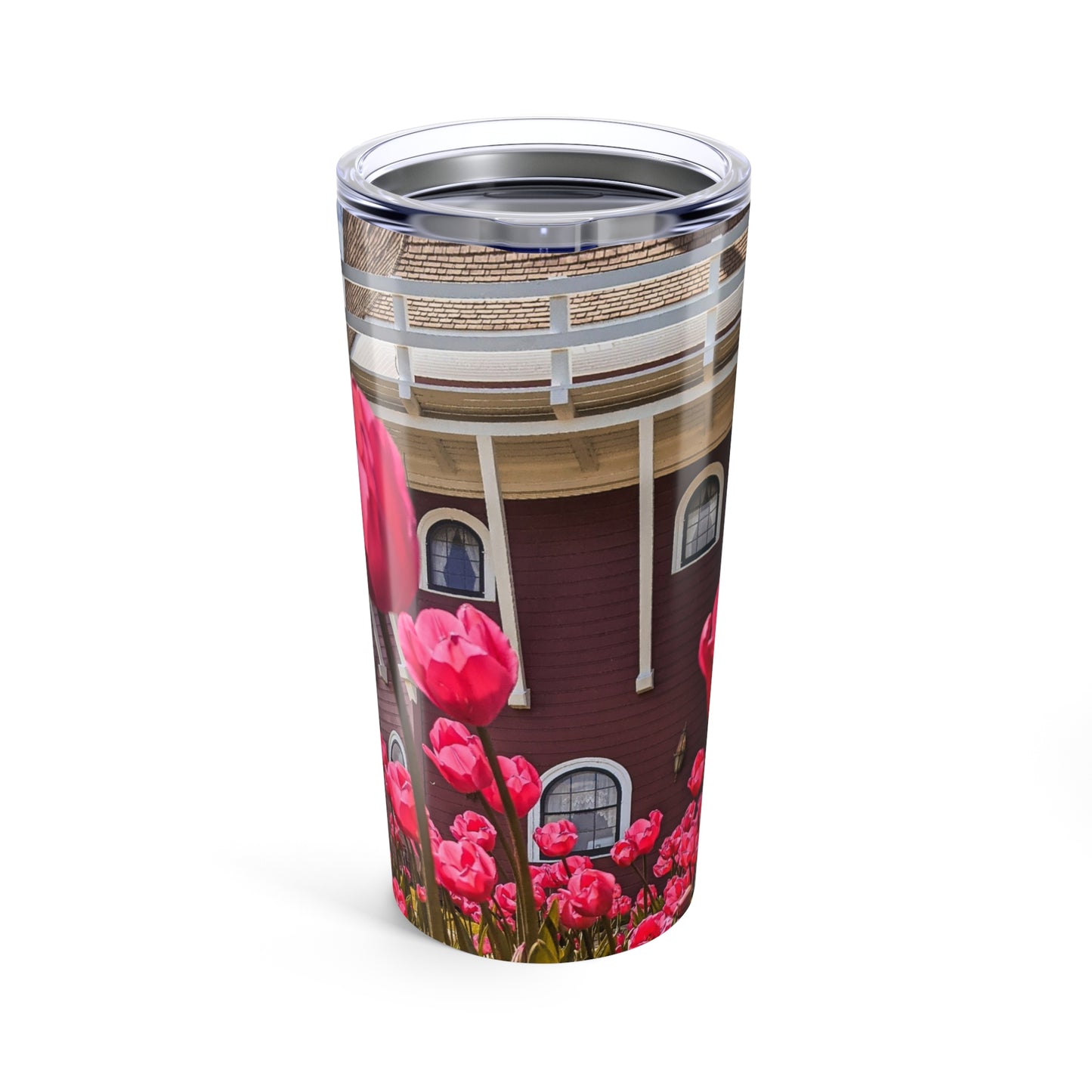 Windmill Pink Tulips Tumbler 20oz (SP Photography Collection)