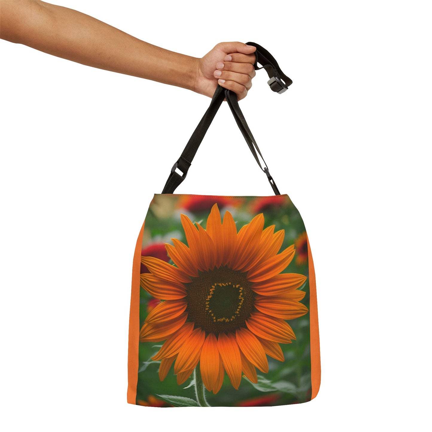 Orange Sunflower Adjustable Tote Bag (SP Photography Collection) ORANGE