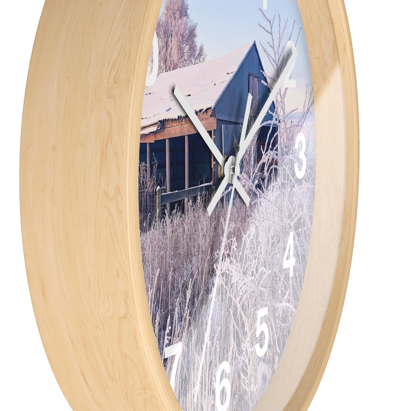 Wintery Barn Clock (SP Photography Collection)