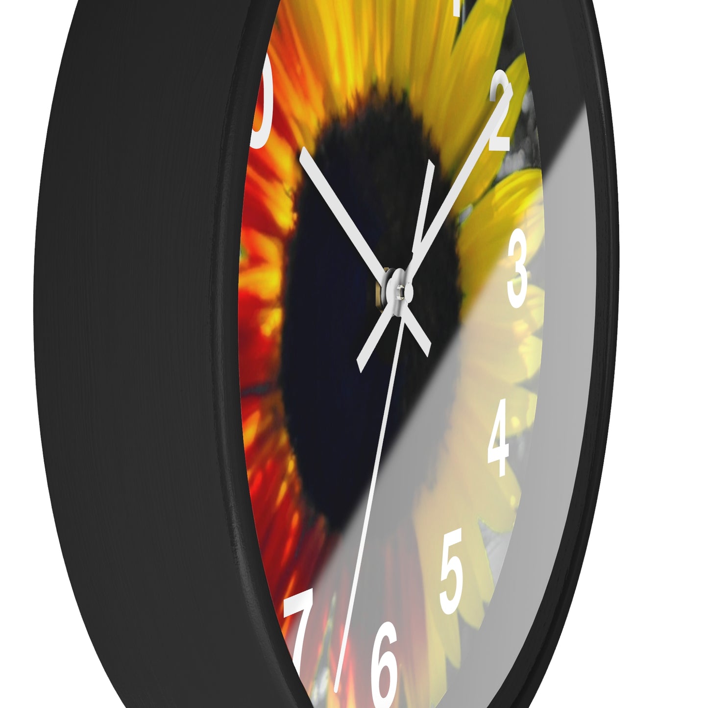 Mixed Sunflower Wall Clock (Enchanted Exposures By Tammy Lyne)