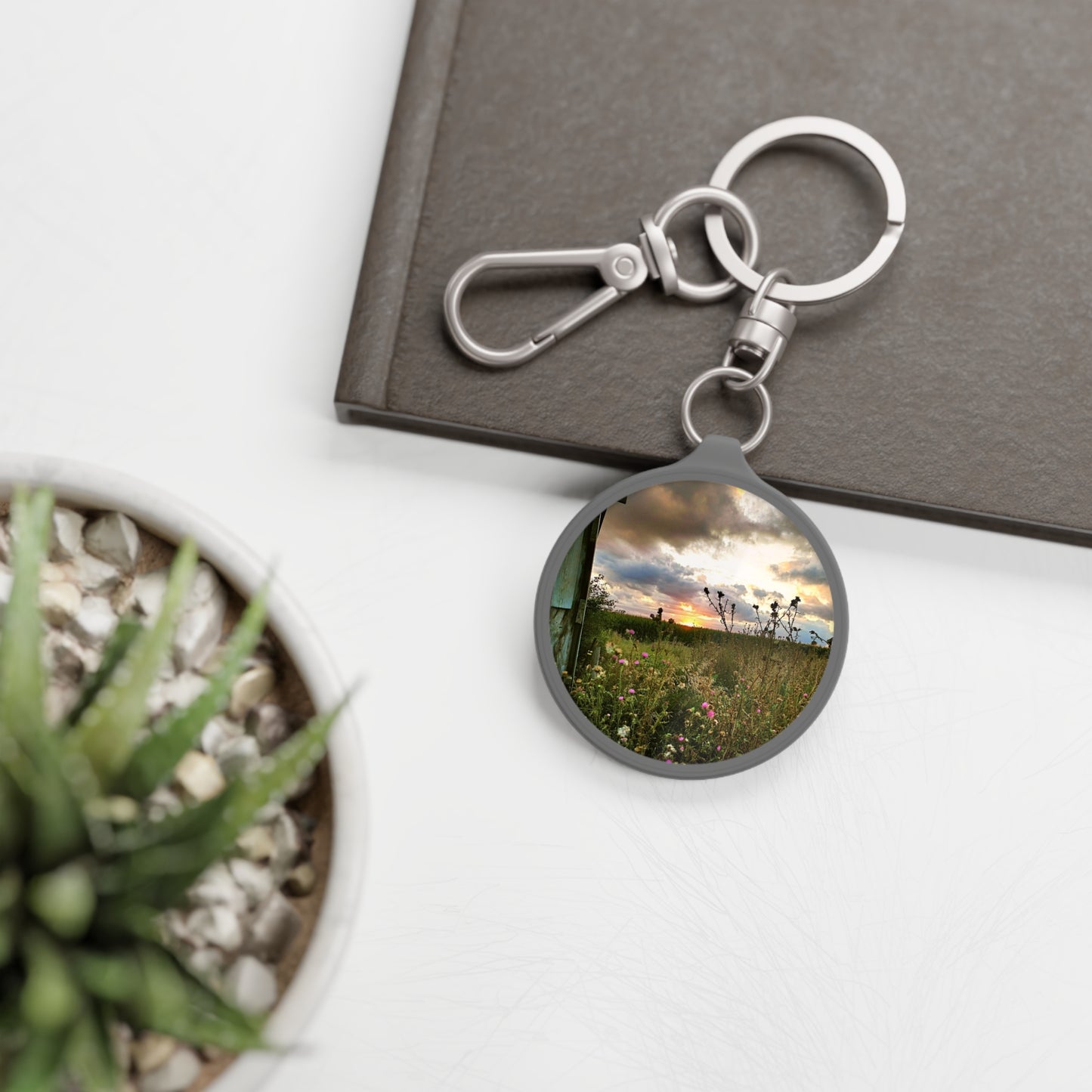 Cloudy Field Key Ring (SP Photography Collection)