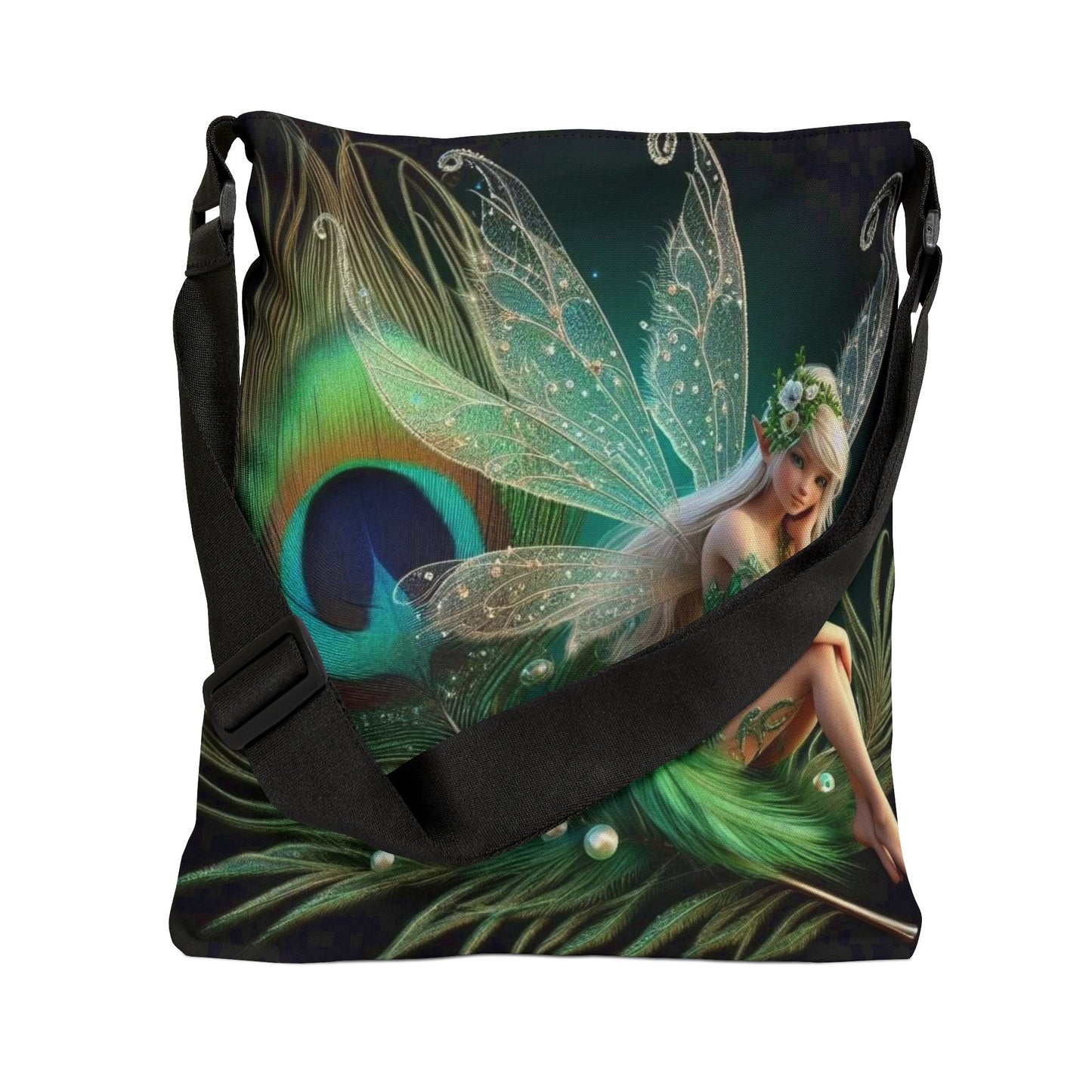 Tinker Adjustable Tote Bag (ai B & J Collections) BLACK