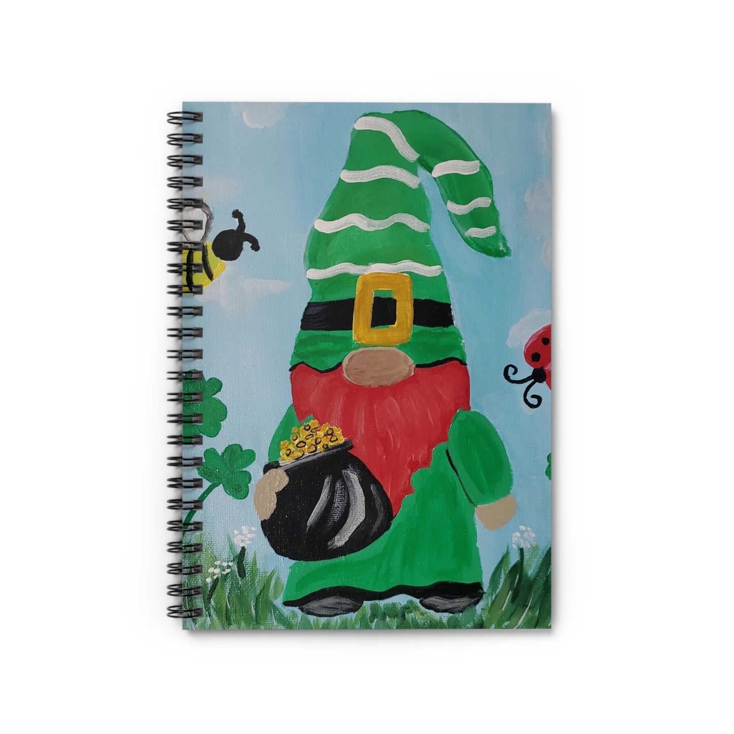 St. Patrick Gnome Spiral Notebook - Ruled Line (Brookson Collection)
