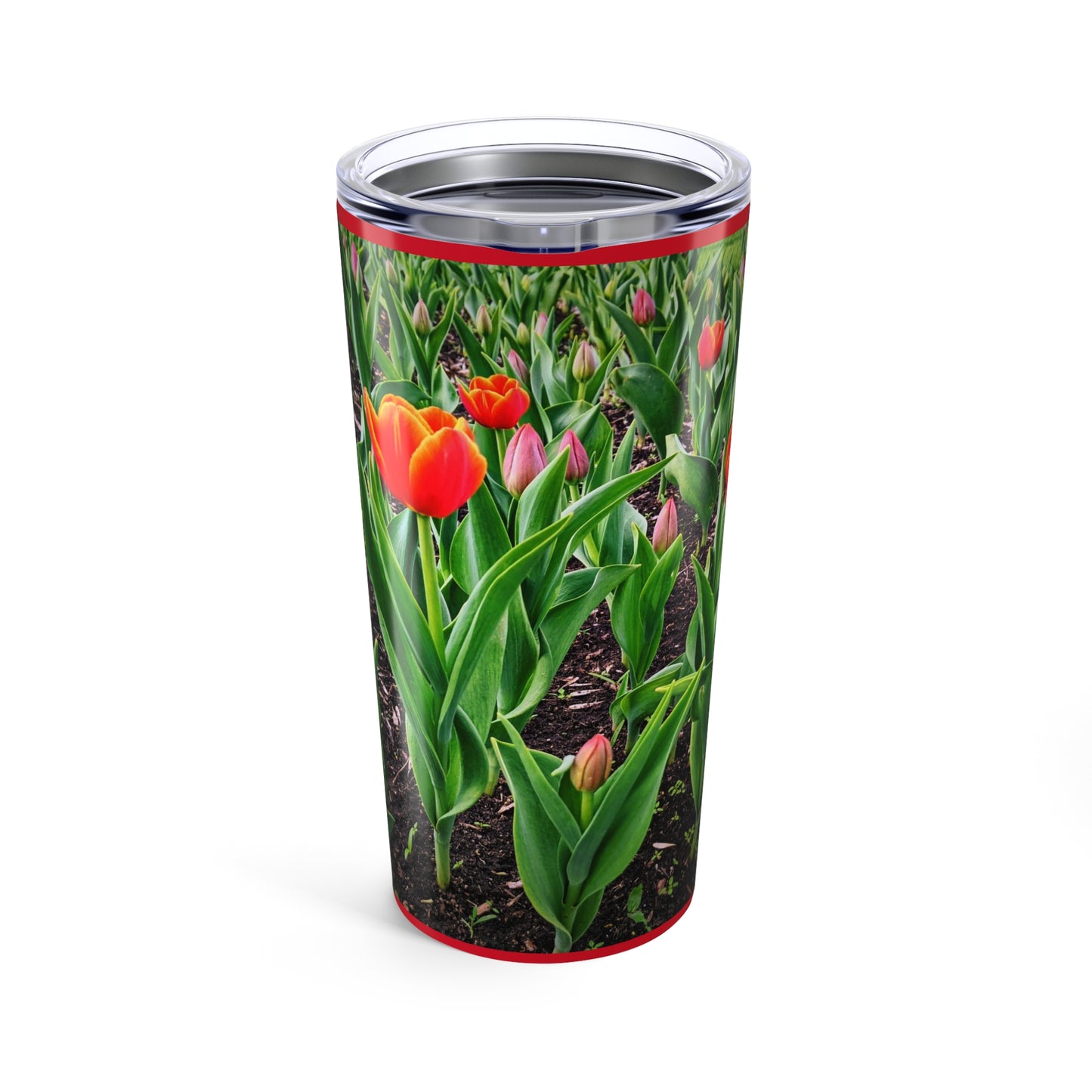 Red Tulips Tumbler 20oz (SP Photography Collection)