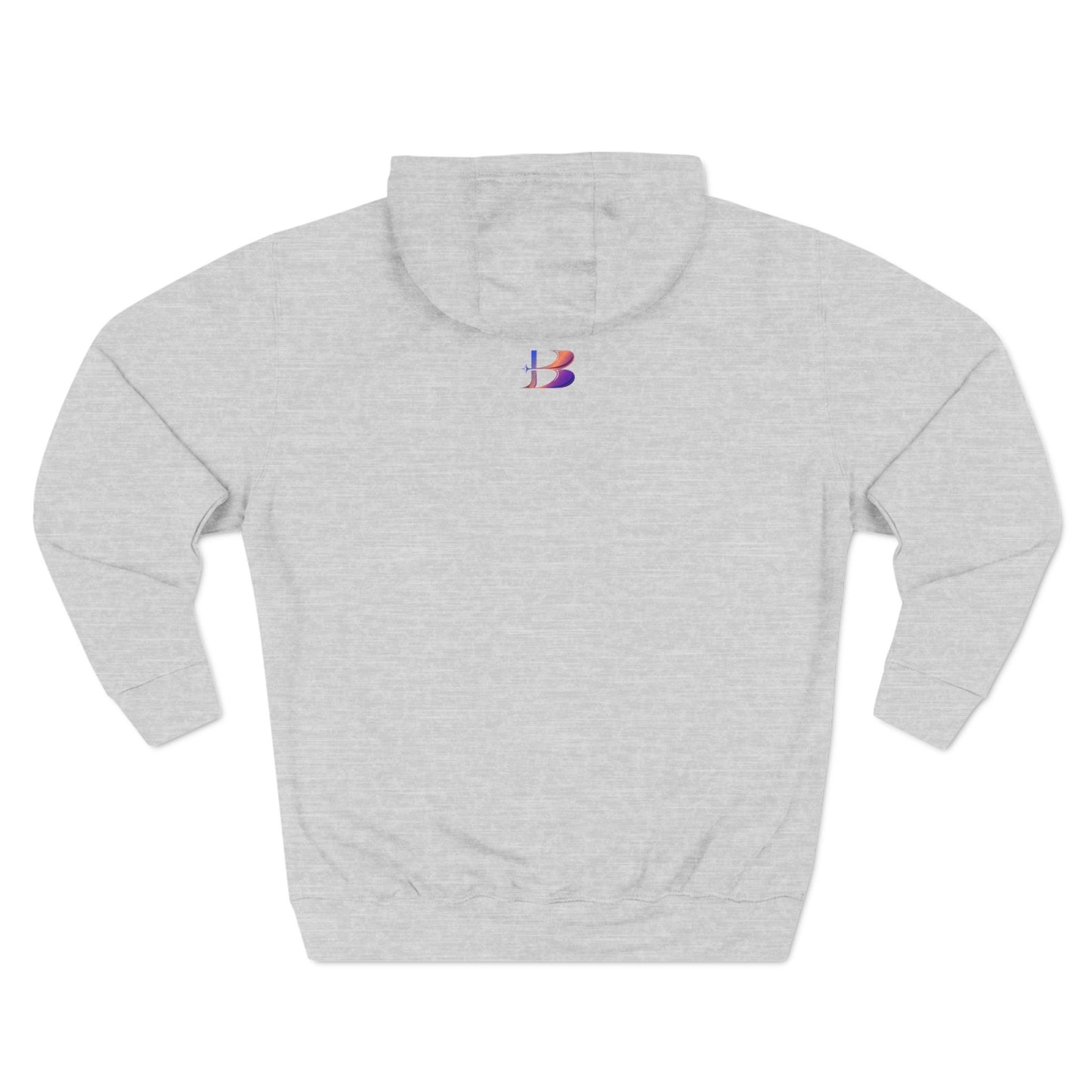 Won Heart Panel Fleece Hoodie ( B & J Collections)