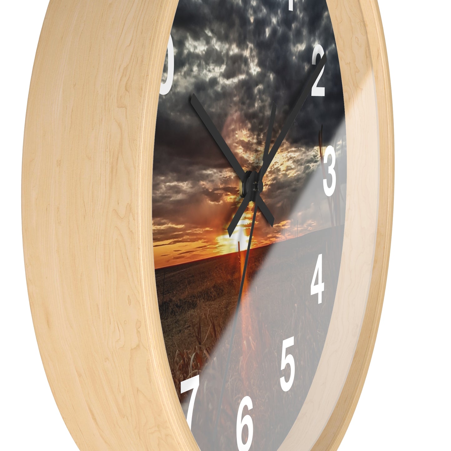 Cloudy Skies Wall Clock (SP Photography Collection)