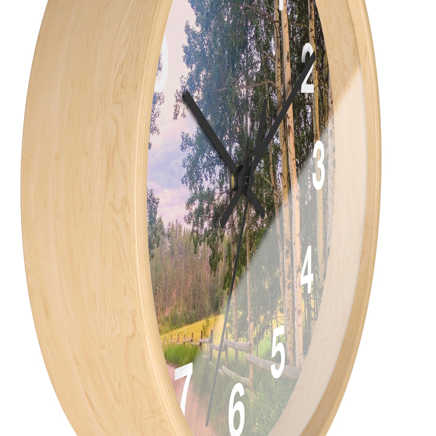 Country Road Wall Clock (SP Photography Collection)