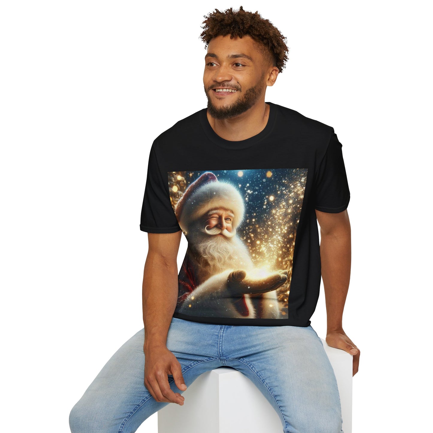 Santa Magic Unisex Softstyle T-Shirt (ai B & J Collections)