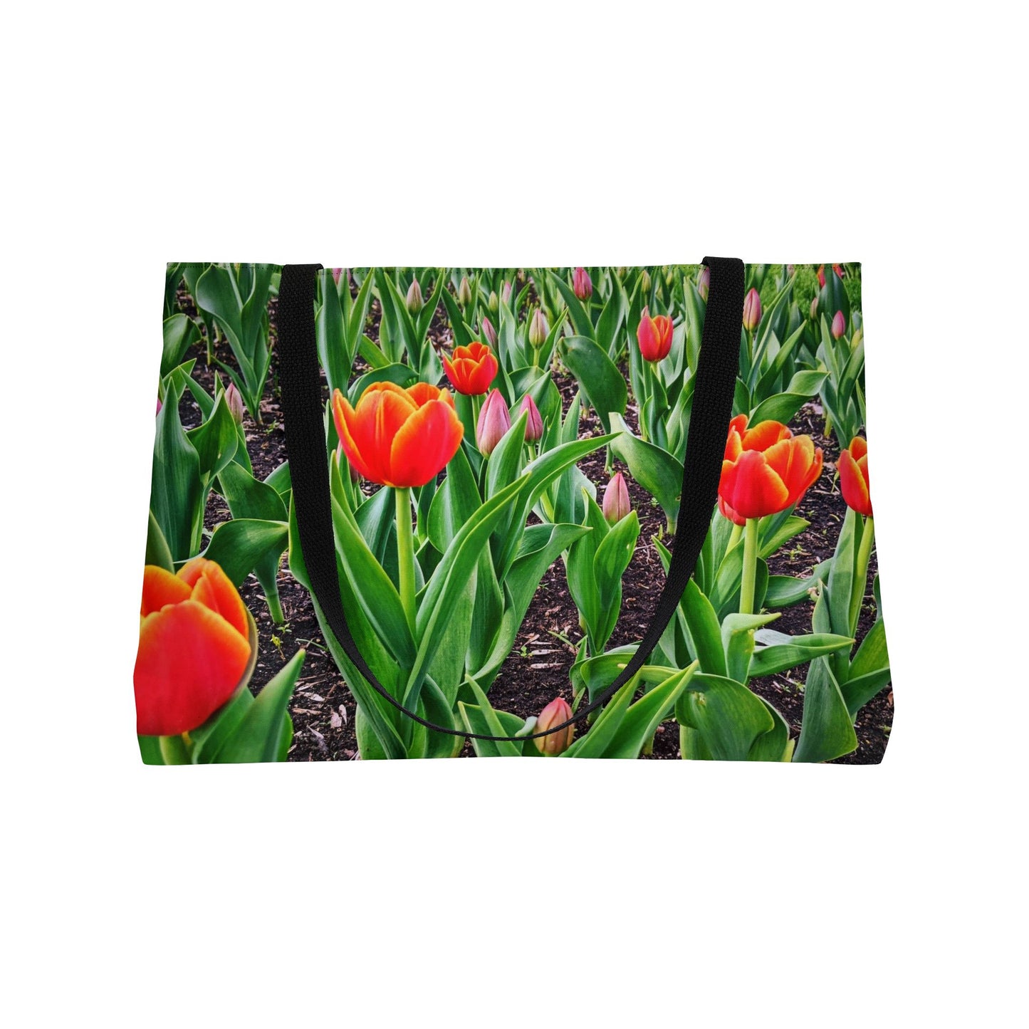 Red Tulips Weekender Tote Bag (SP Photography Collection) LIGHT PINK
