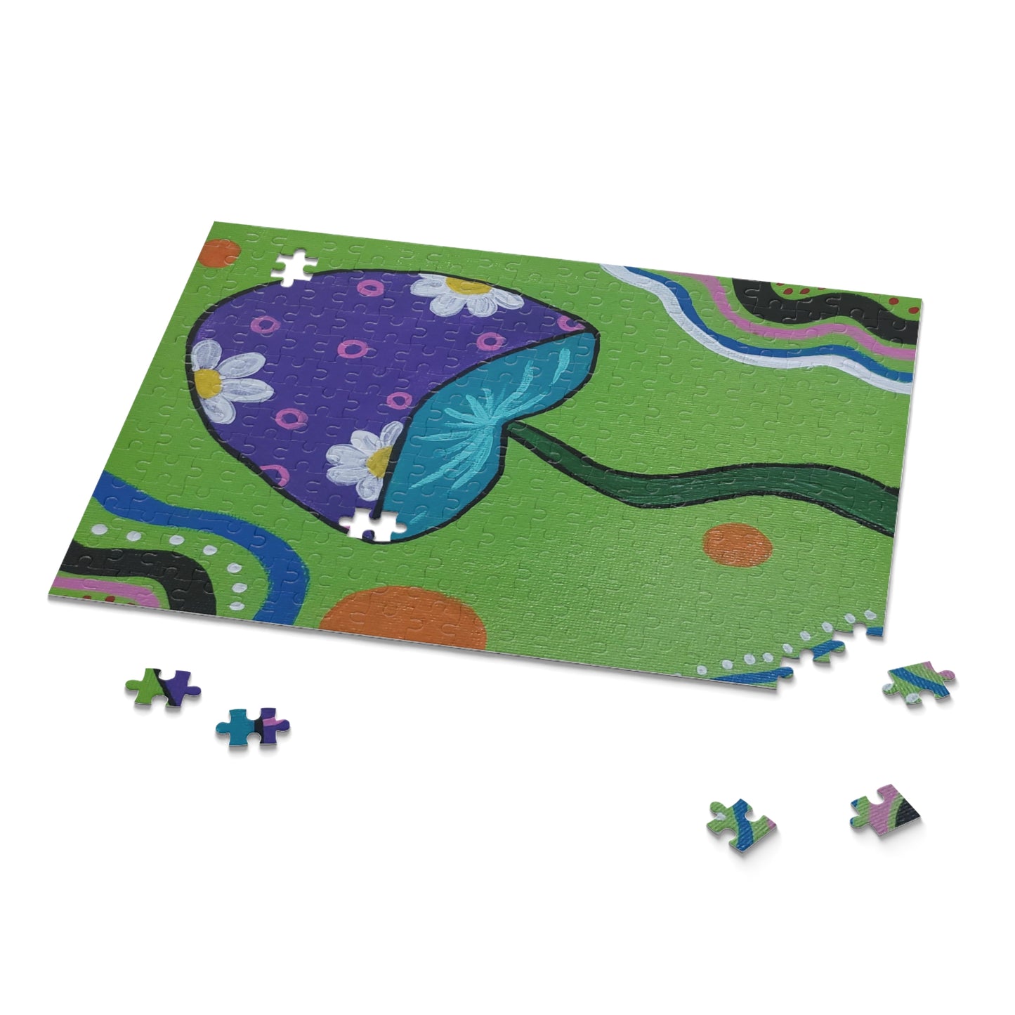 Marguerite Mushroom Puzzle (Peculiar Paintings Collection 120, 252, 500-Piece)