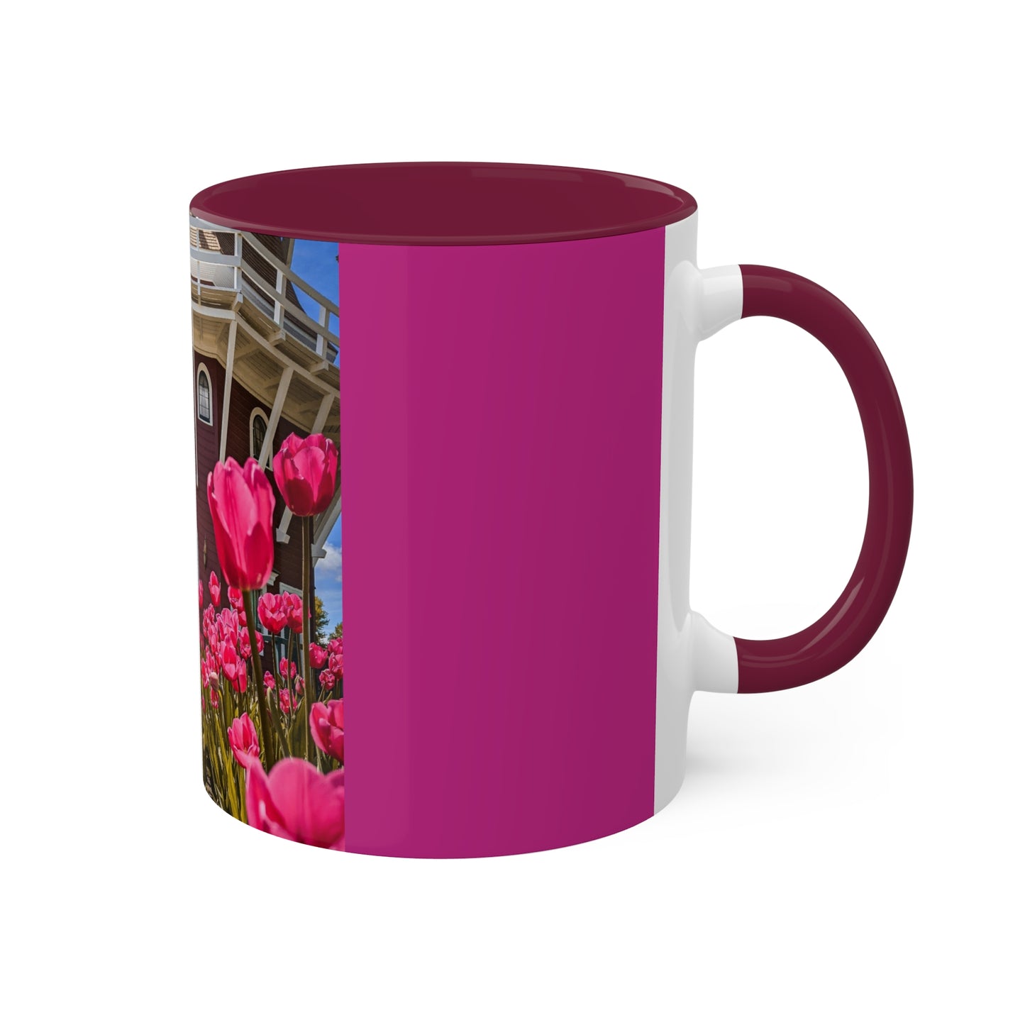 Windmill Pink Tulips Mug, 11oz (SP Photography Collection) PINK