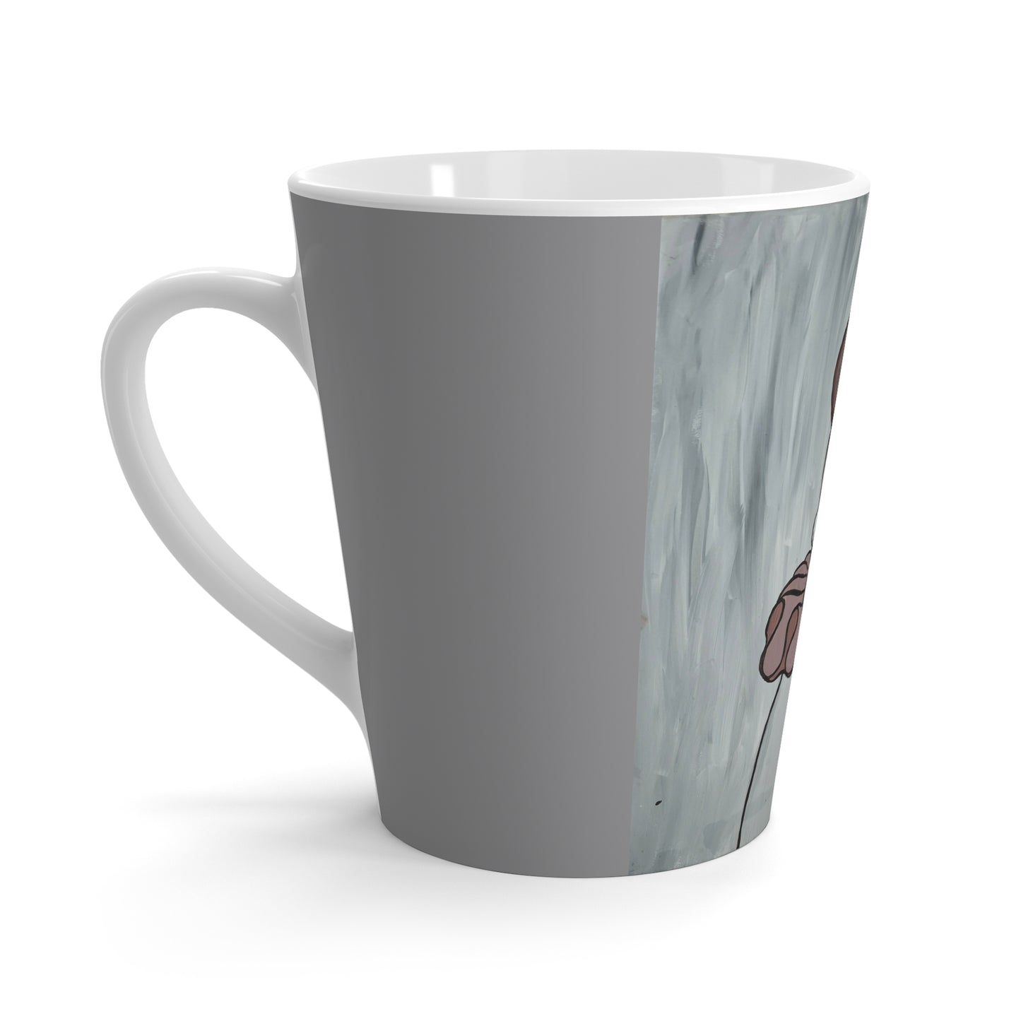 Toby The Clown Latte Mug (Peculiar Paintings Collection)