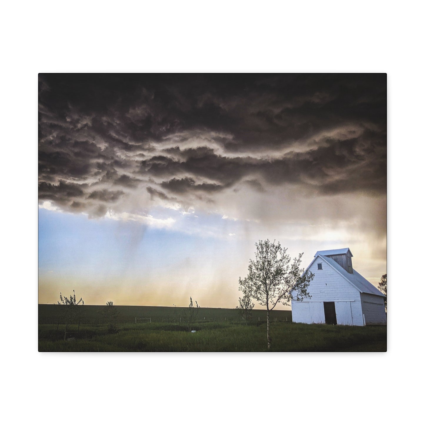 Cloudy Barn Wrap Canvas (SP Photography Collection)